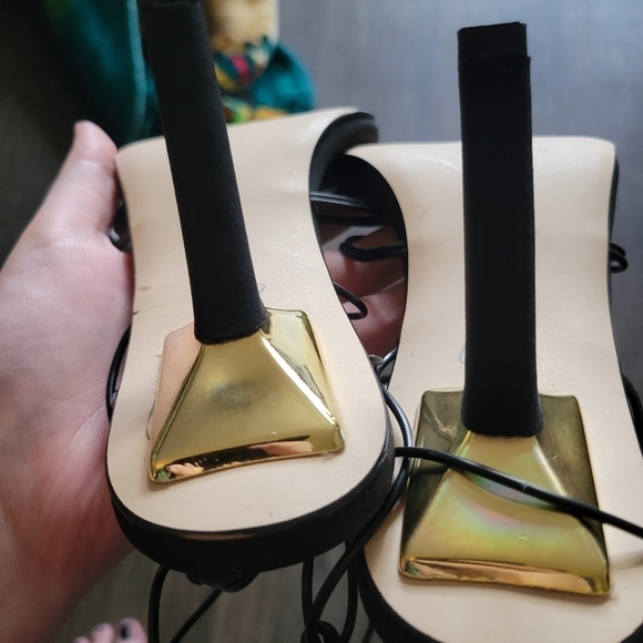 Good American Shoes Womens Size 9 Black Strappy Heels Caged Stilleto $260 - Picture 2 of 3